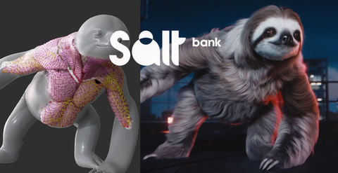 A fun and unexpected commercial for Salt Bank, featuring a fast, energetic CGI sloth, expertly designed and animated by us.

Client: Salt Bank
Agency: Leo Burnett
Production Agency: Saga Film
Director: Christoffer Von Reis
Animation Director: Andrei Brovcenco
VFX Supervision: Cosmin Moldovan
3D Animation & VFX: FrameBreed Studio
3D Modelling & Texturing: Anastasia Bidilita, Vasile Brovcenco, Razvan Dumitru
3D Animation:Ramzan Mulani (MythicalMotions), Filip Radulescu, Calin Ivascu
Technical Direction & Rigging: Ciprian Dumitru, Cristian Afteni, Alexandru Gonta, Razvan Dumitru
Compositing: Laura Maria Mihaila, Cosmin Moldovan, Mario Ionescu, Marius Iftimie, Teodor Mihnea Rusu,
Management: Raluca Platon, Cosmin Moldovan