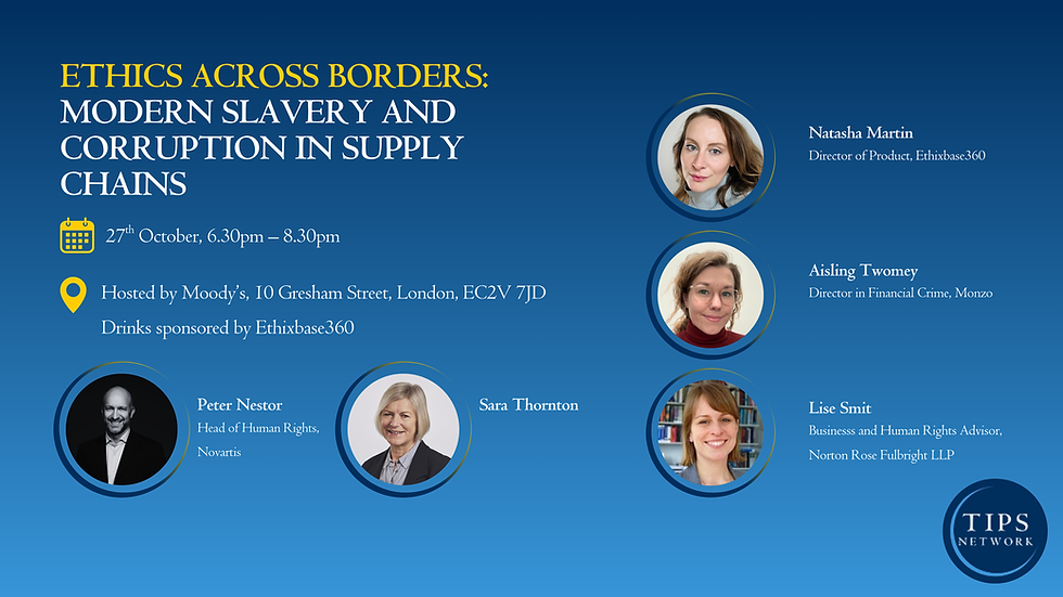Ethics Across Borders: Modern Slavery and Corruption in Supply Chains