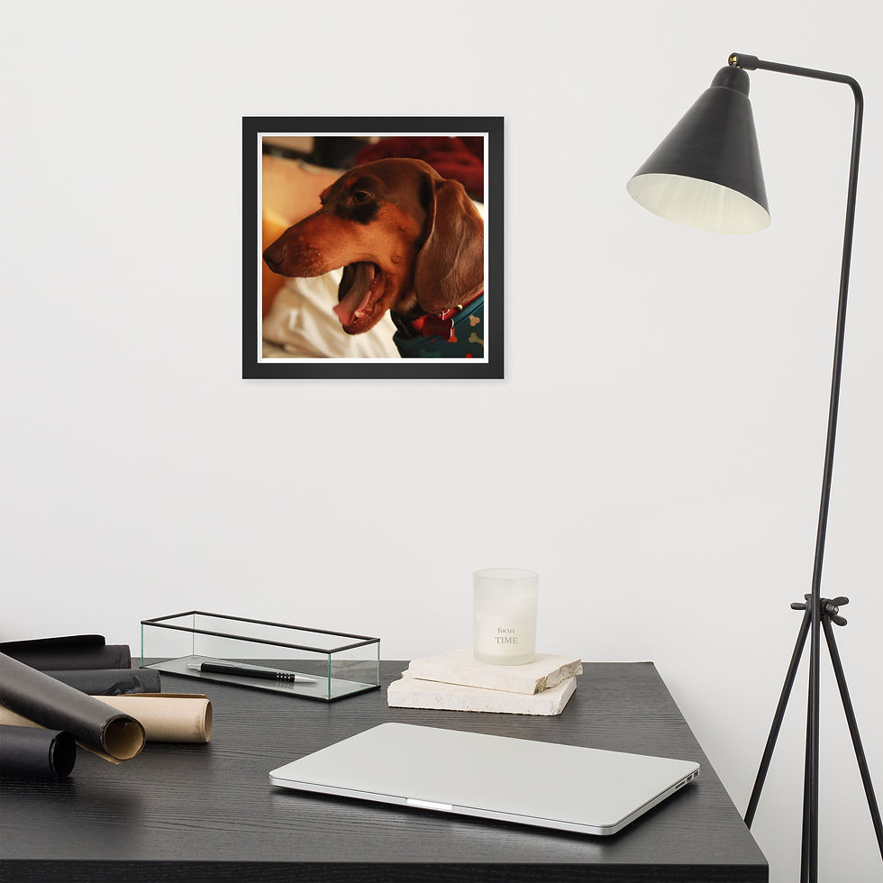 Thumbnail: AHhh! Framed poster