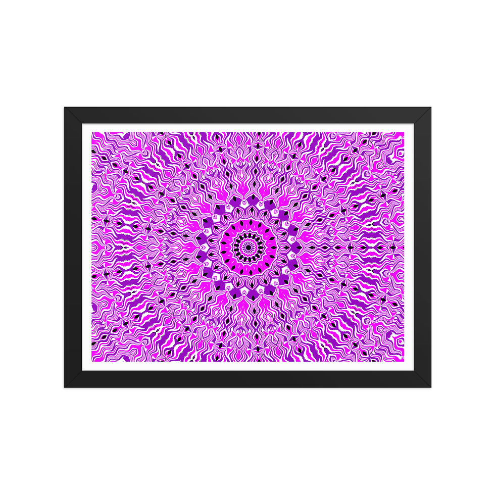 Thumbnail: My Mandala: Framed poster