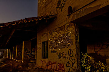 Creepy abandoned architecture in Yuma Arizona.