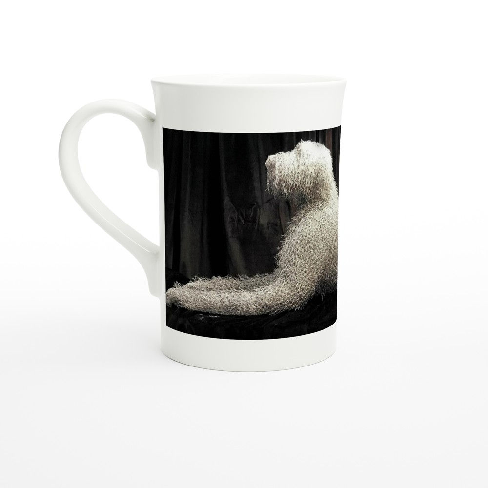 White 10oz Porcelain Slim Mug