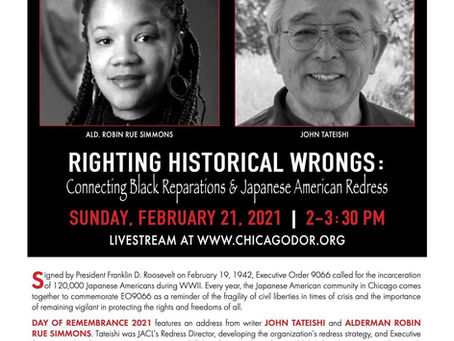 “Righting Historical Wrongs: Connecting Black Reparations & Japanese American Redress.”