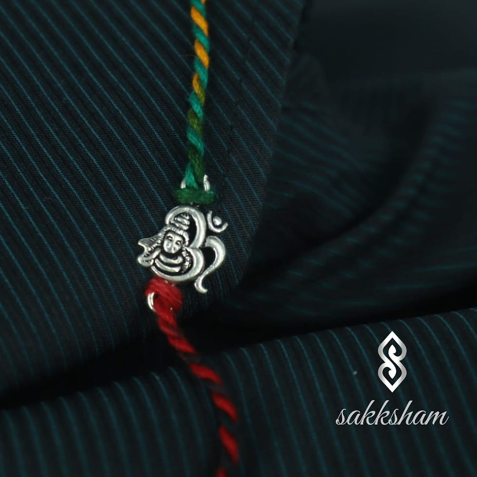 Sakksham 925 Pure Silver Rakhi SSK1