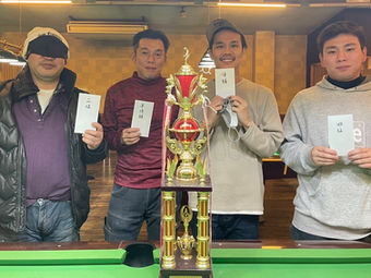 2023.1.12(木) Y's CUP Monthly Tournament結果｜ABC｜KPCL｜大阪ビリヤード