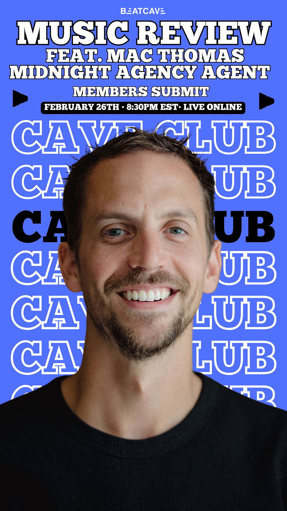 Cave Club: Mac Thomas from Midnight Agency Reviewing Music from Members