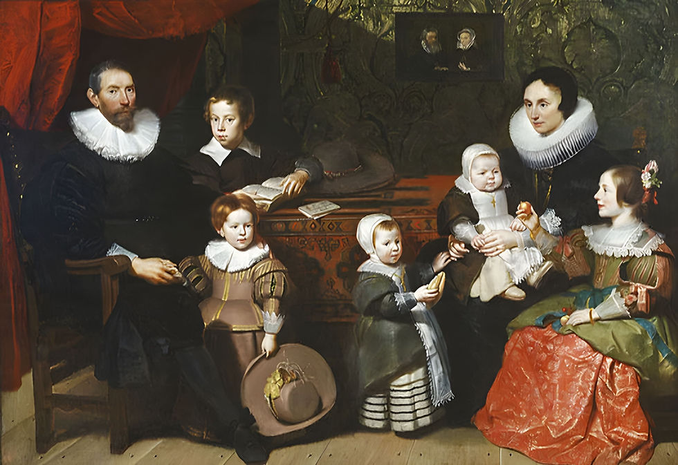 Figure 9: De Vos, C. (1585-1651). Portrait of Anthony Reyniers and His Family. Wikipedia.