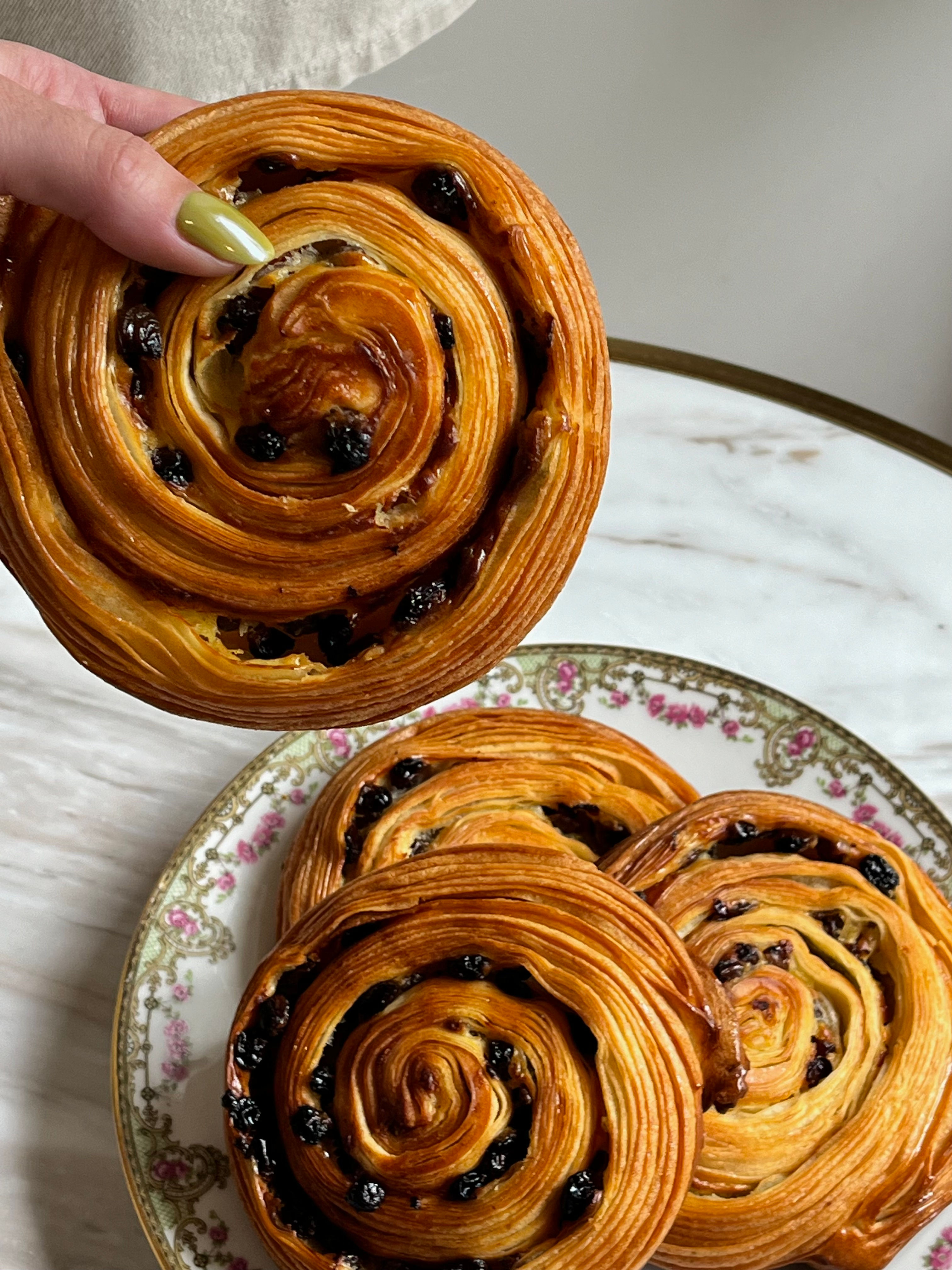 Pain aux raisins