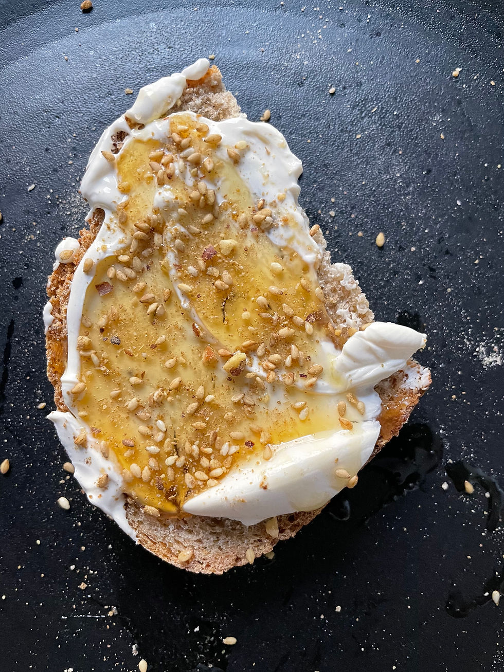 Dukkah and Honey Toast, Morning Self Care
