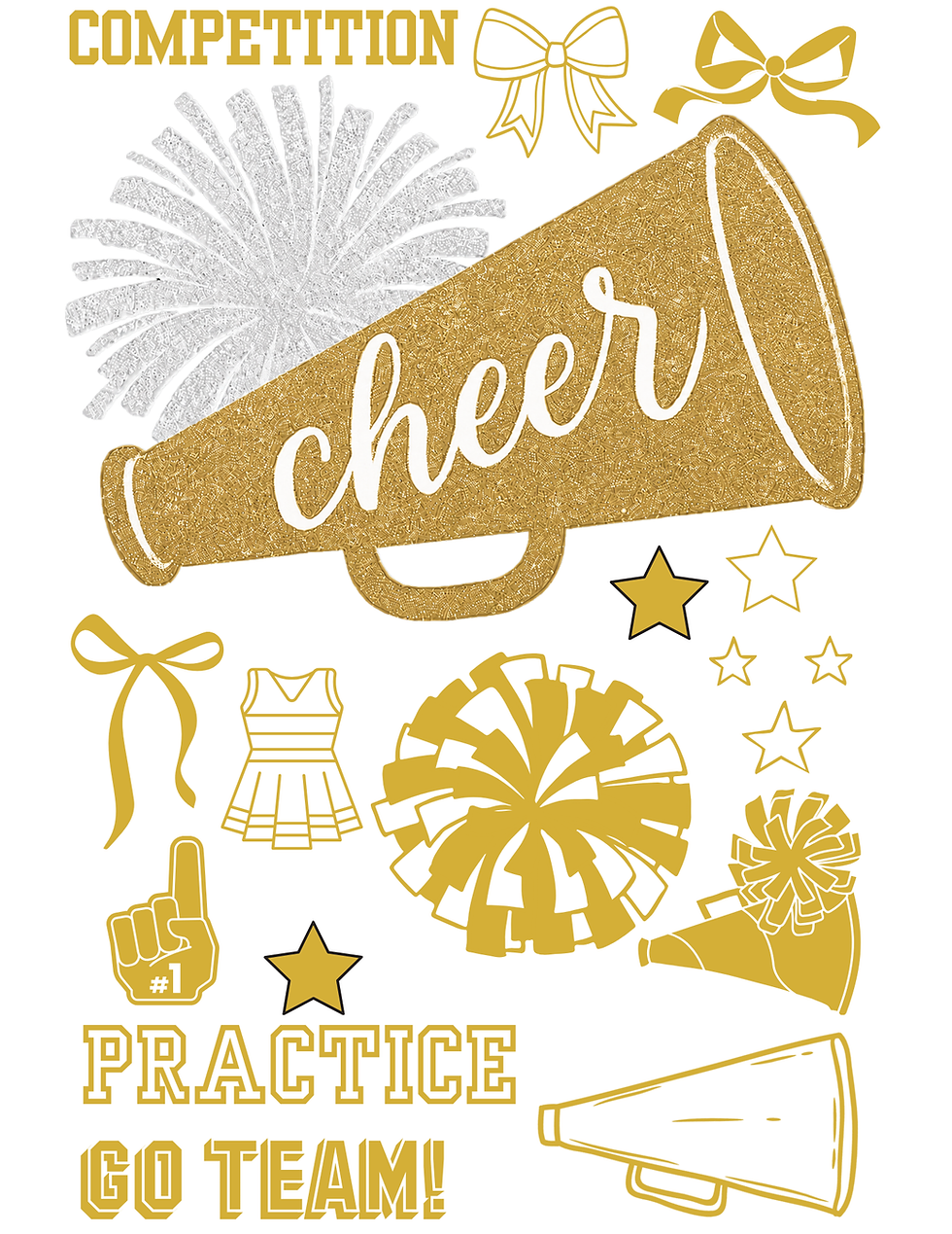 Thumbnail: Cheer Coach Planner Decor Stickers