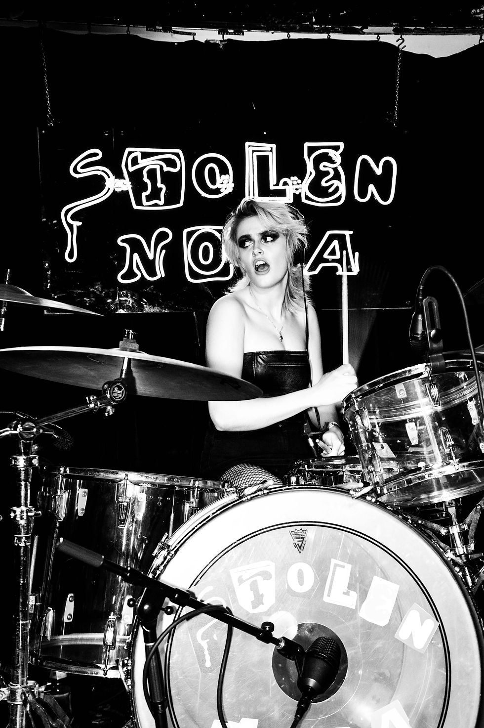 Hattie Steel Female Drummer