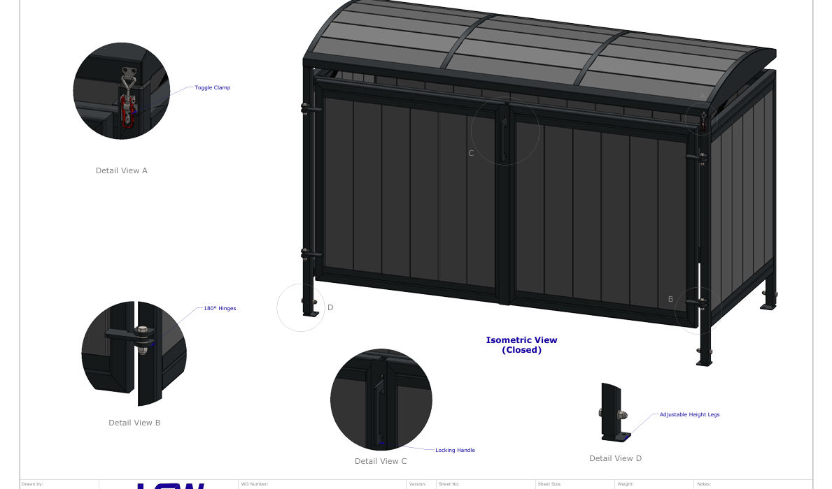 Isometric Open - Parts Callout