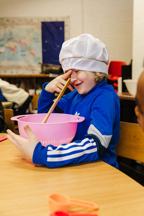 Kids cooking