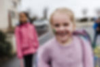 Little girl smiling