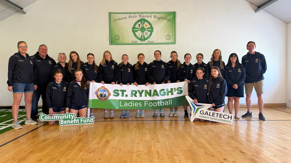 Cush Wind Farm Supporting St. Rynagh's Ladies on Their Féile Journey