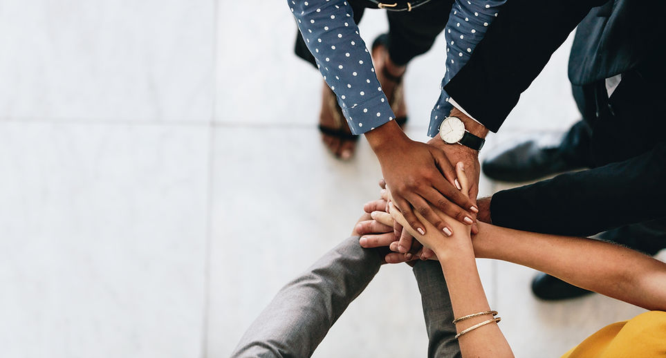 Hands together