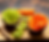 Chopped vegetables