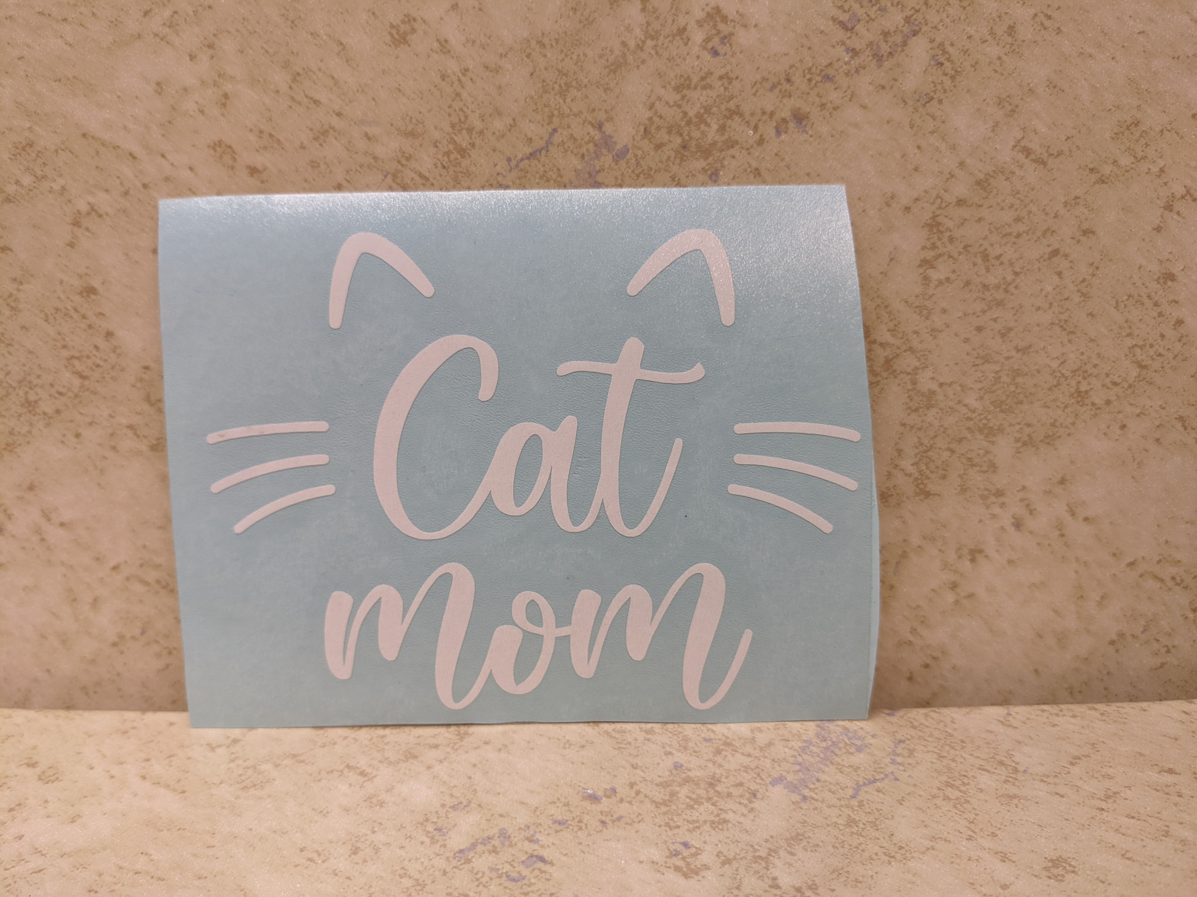 Cat Mom Decal