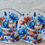 Thumbnail: Red, White, and Blue Glass with Poppies Partiotic Cup Coasters