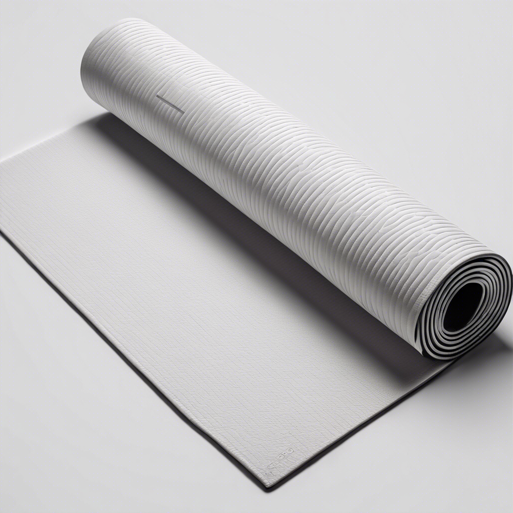 Matras Yoga dengan Garis Penyelarasan