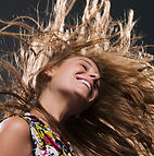 Longo Modelo do cabelo