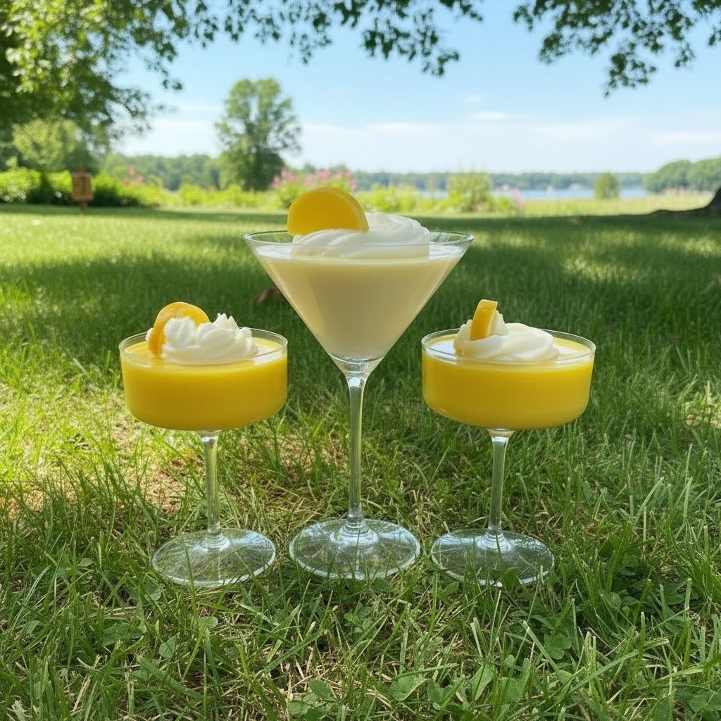 Lemon Merengue Martini Candle