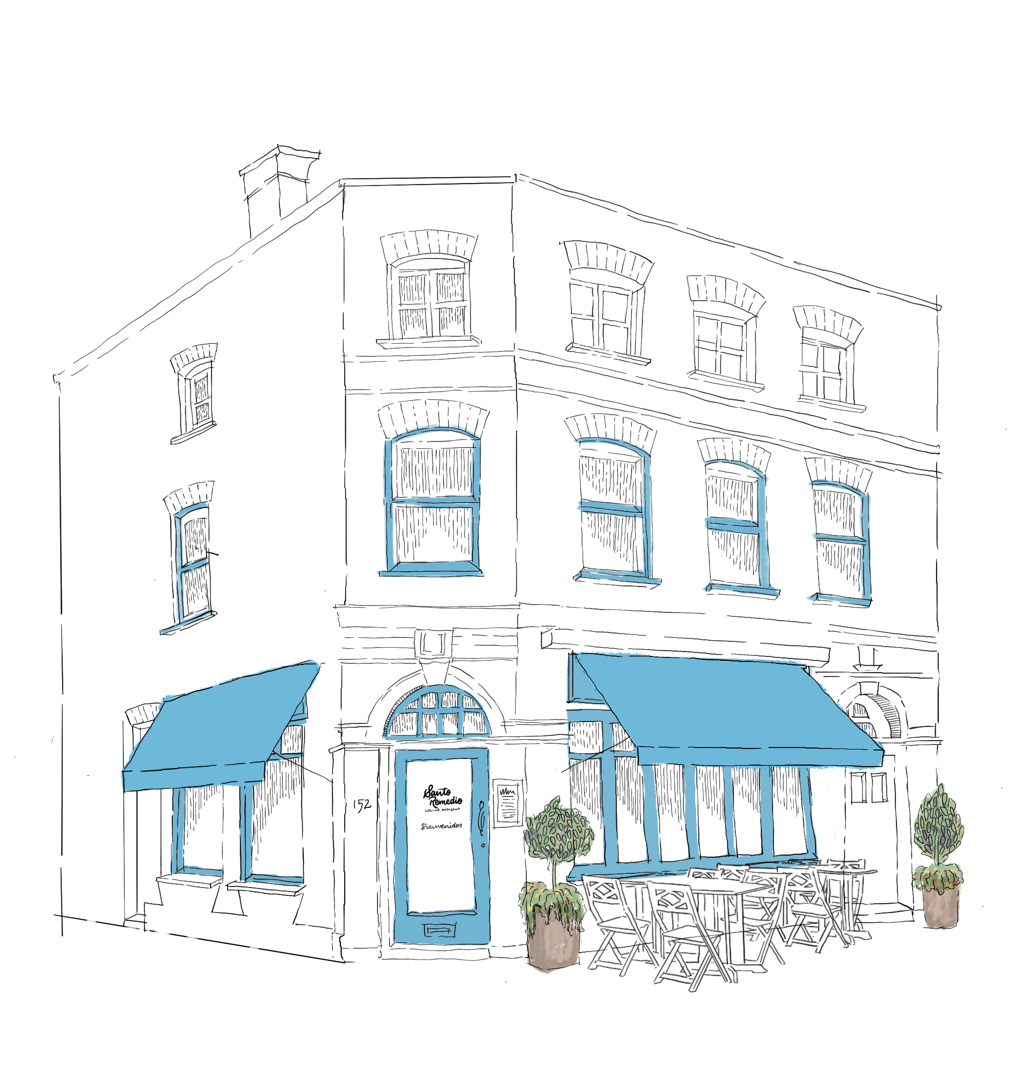 Santo Remedio_London Bridge_sketch