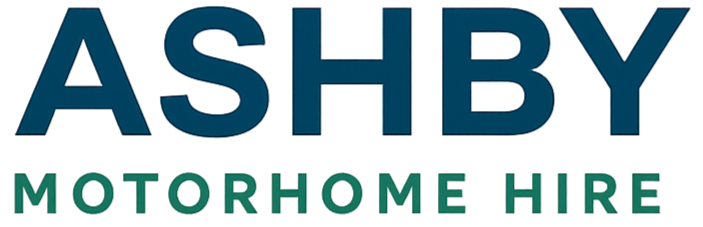 Ashby Motorhome logo with text Ashby and Motorhome Here.