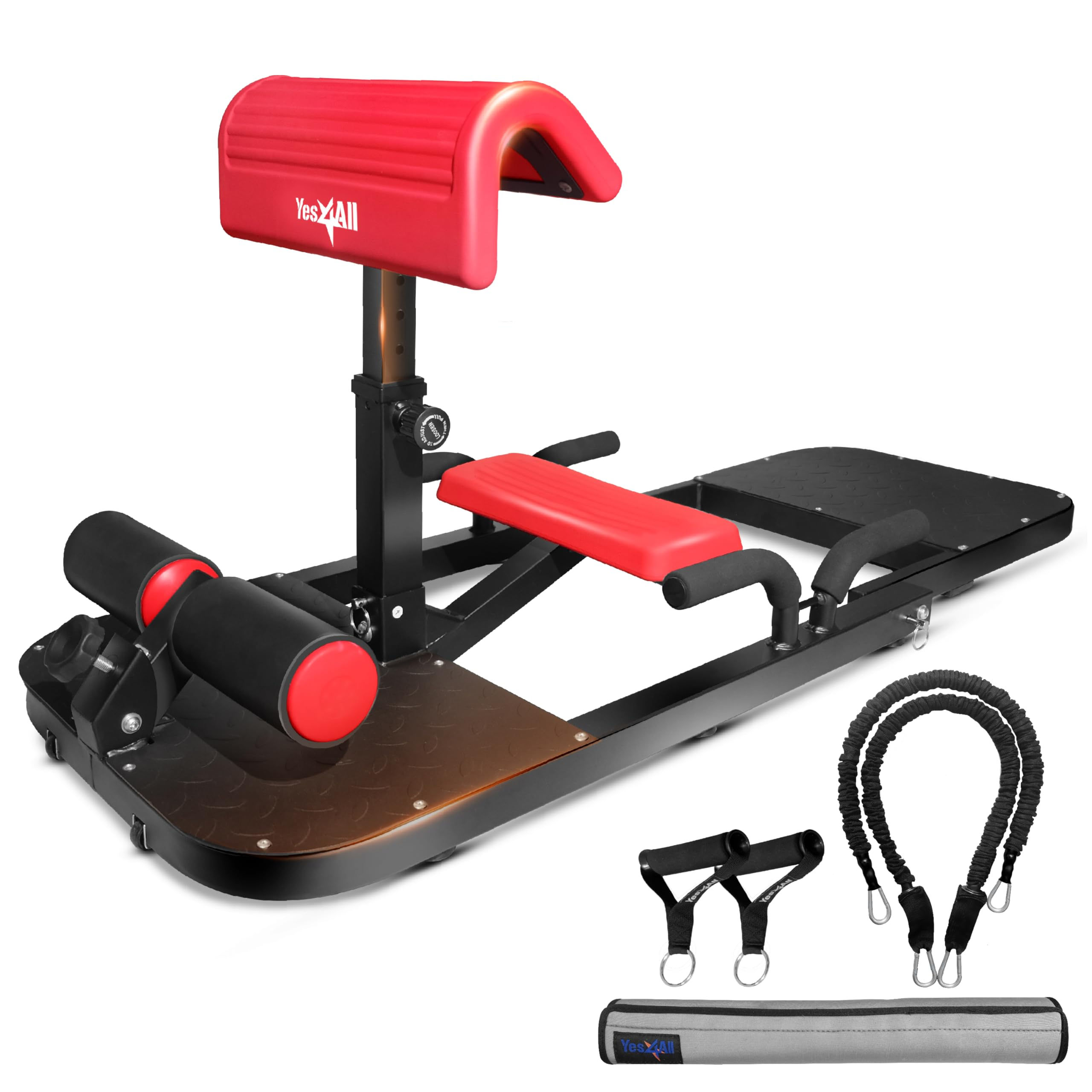 Hip Thrust Machine Including Resistance Bands Glute Machine Sissy Squat Machine