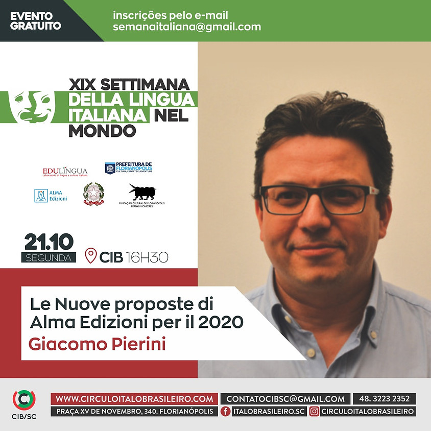 Le Nuove proposte di Alma Edizioni per il 2020 Giacomo Pierini