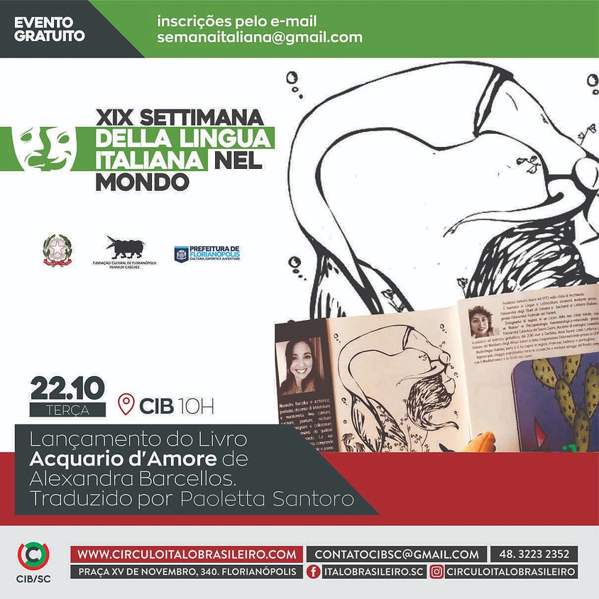 Lançamento Livro Acquario d’Amore de Alexandra Barcellos - traduzido por Paoleta Santoro
