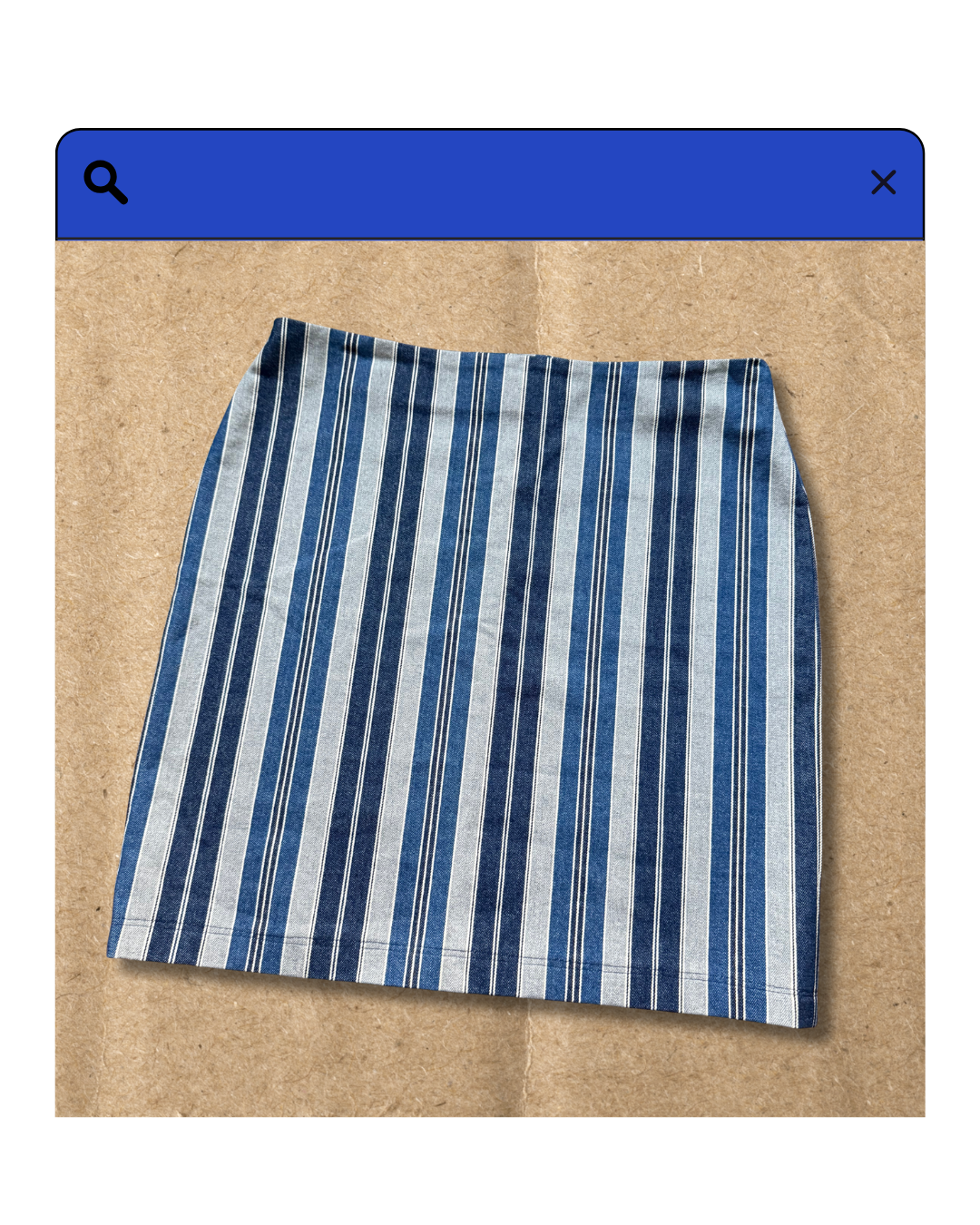 Vintage Handmade Stripe Skirt