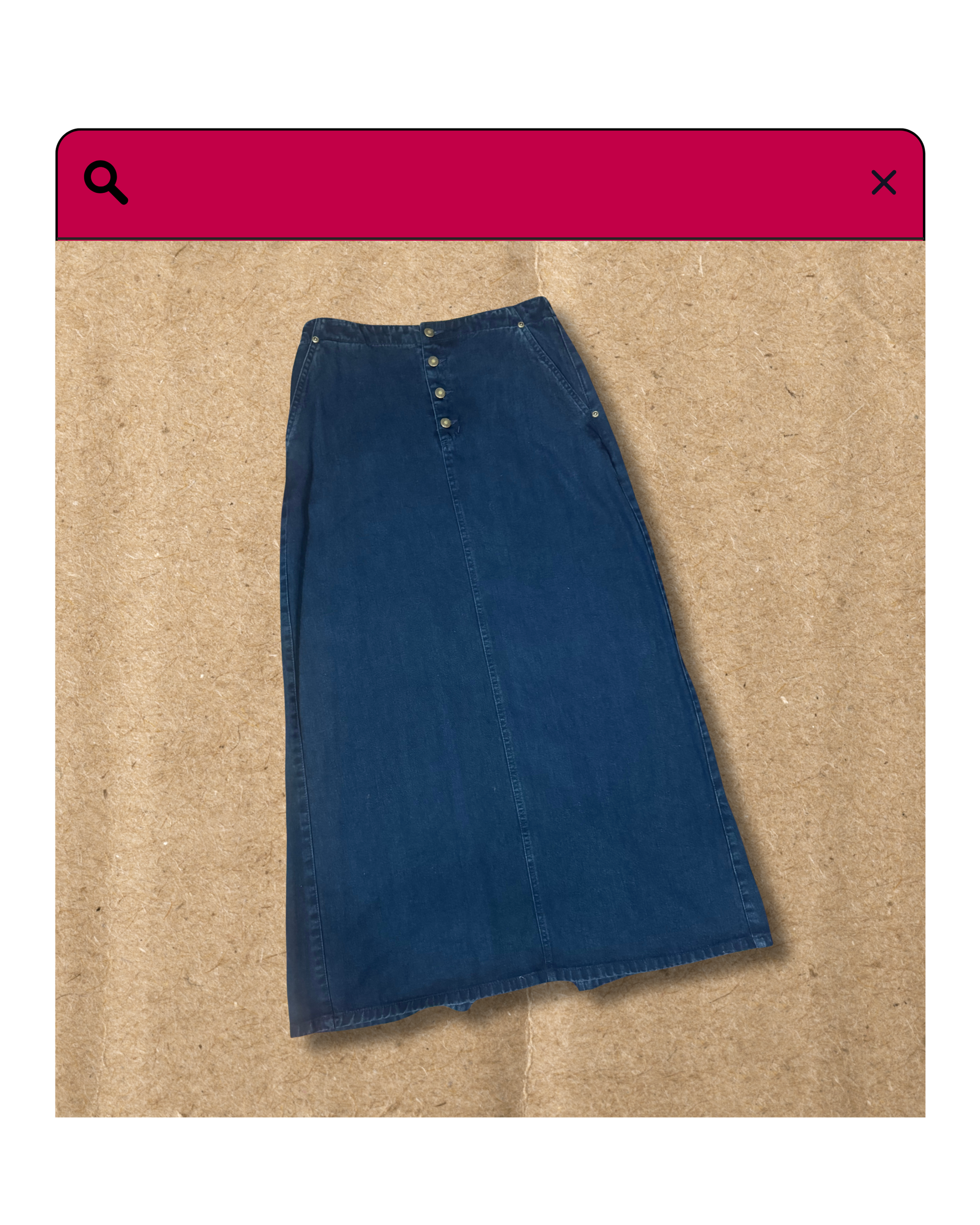 90s Liz Wear Maxi Skirt