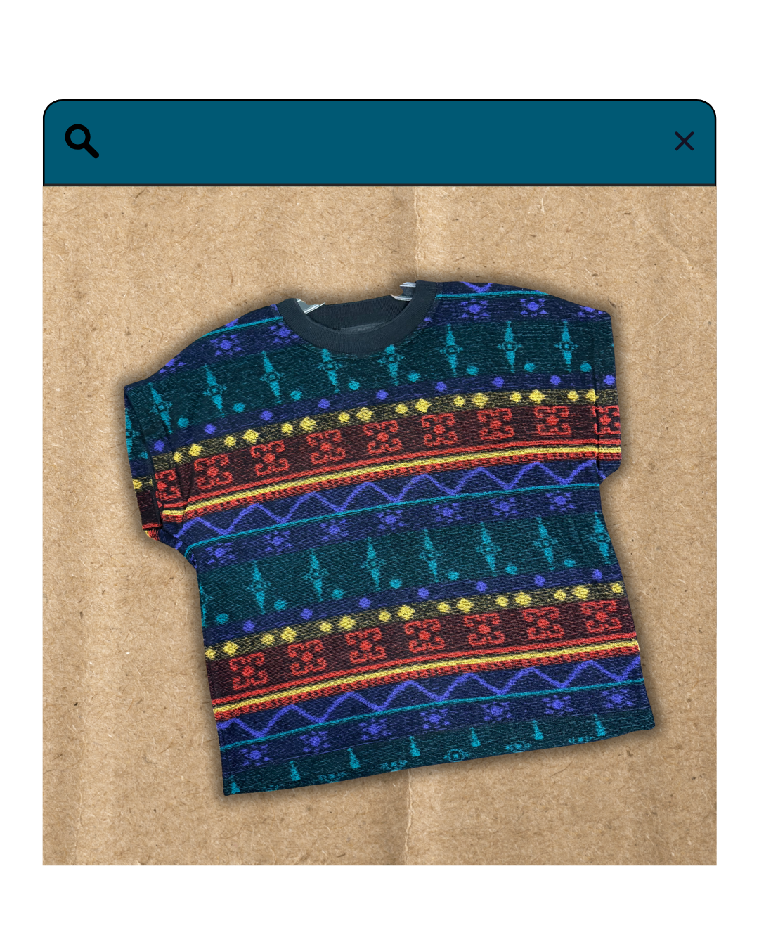 80s Funky Top - M