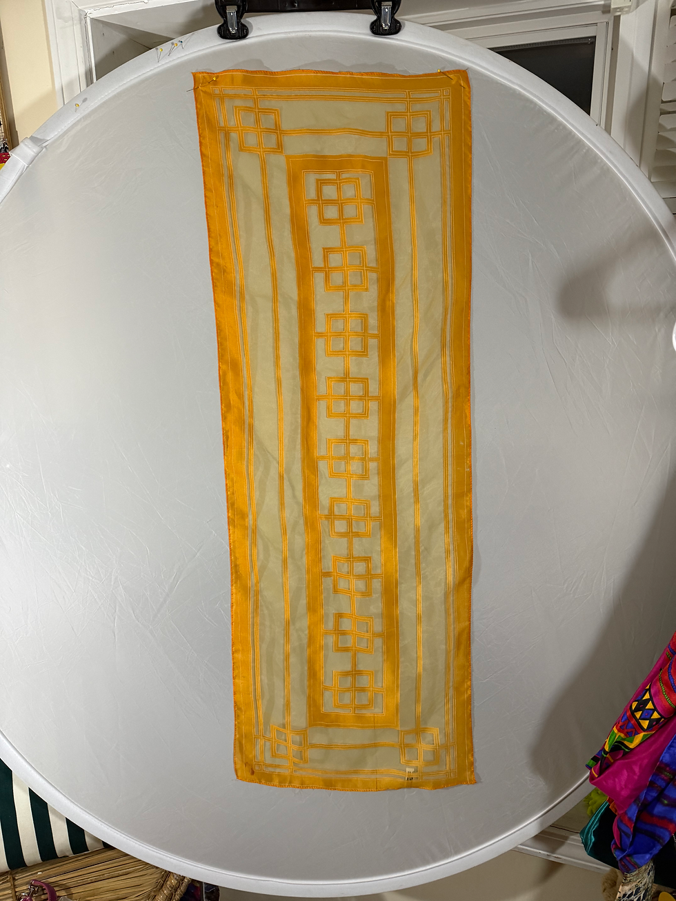 Thumbnail: 1970’s Orange Shear Scarf 