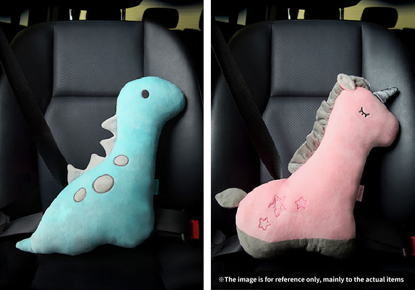 Thumbnail: Children Car Seat Belt Pillow_Dinosaur/Unicorn