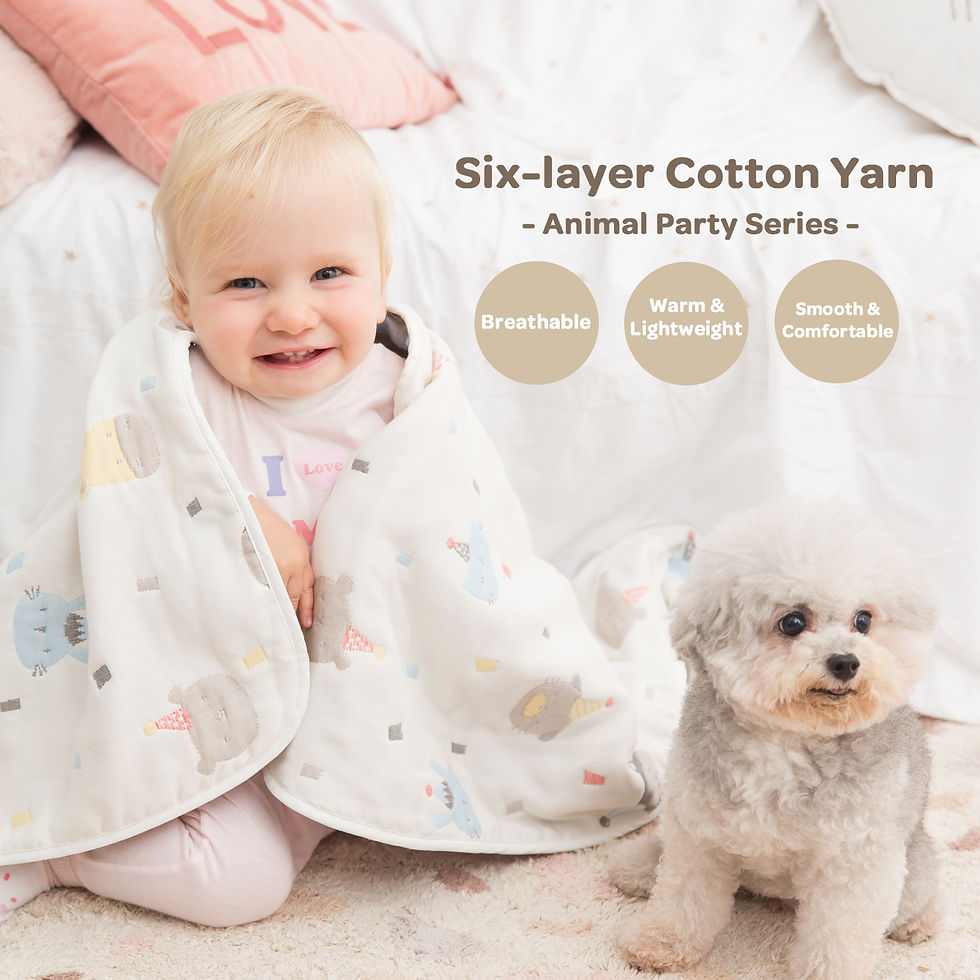 Thumbnail: Animal party six-layer yarn anti-kick vest gift box