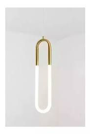 Miniatura: PENDENTE MINIMALISTA OVAL DOURADO