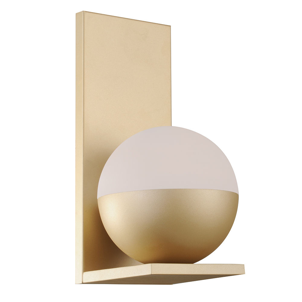 Arandela Moon Dourado Bivolt 127V / 220V LED 3000K 175 x 150 x 300mm STUDIOLUCE