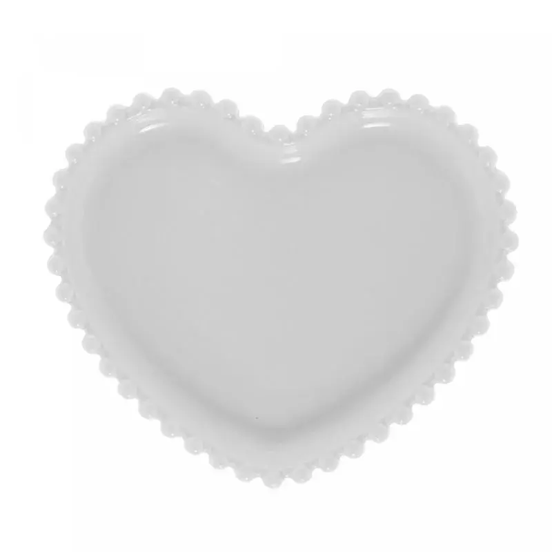 Miniatura: Prato Coração Porcelana - Branco de Coração 2x15cm - Wolff