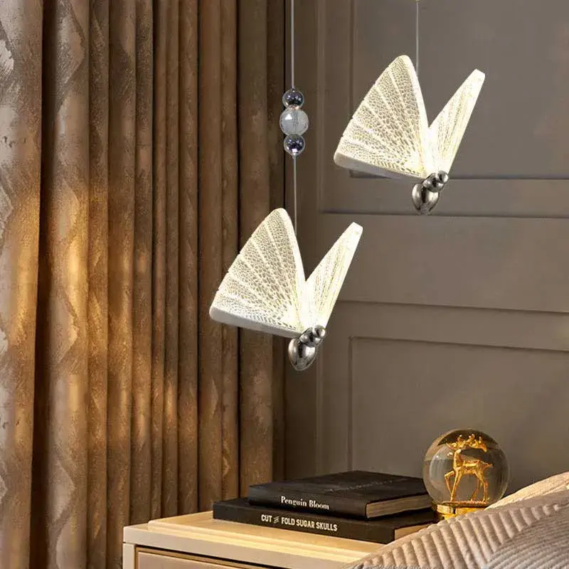 Miniatura: Pendente Borboleta - Cromado LED Bivolt 3000K 5W 17x15 - AAA