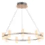 Miniatura: Pendente Candel French - Dourado e Branco LED 64W Bivolt - Bella Iluminação