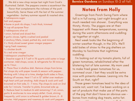 October Newsletter