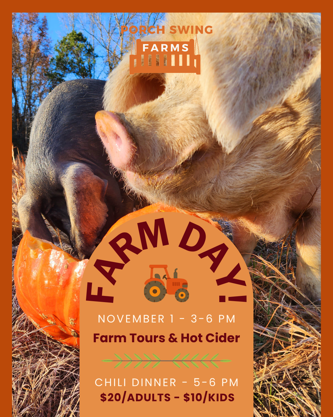 Farm Day - Fall 2026 - November 1