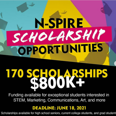 And More Scholarship Opportunities!  Apply Online:  NAACP.ORG/SCHOLARSHIPS.  
