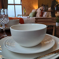 Fern shepherd hut plate set