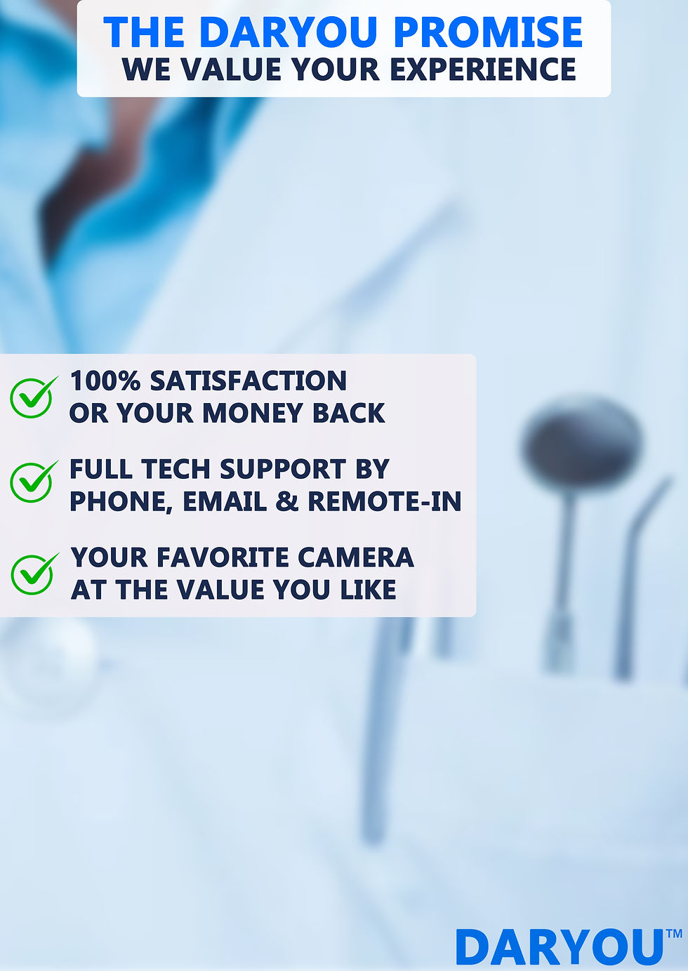 Thumbnail: DARYOU DY-60  720P HD Waterproof Zoomable Intraoral Camera dental camera