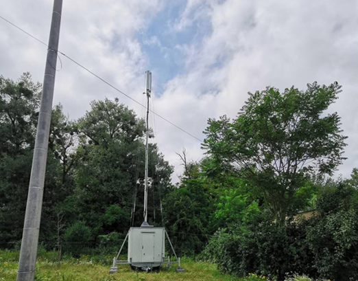 Mobilnú BTS je možné umiestniť v prípade potreby naozaj kdekoľvek