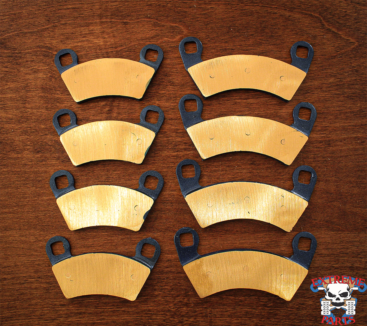 2016-2017 Polaris Ranger 1000 XP Brass Brake Pads. Excludes Crew Models