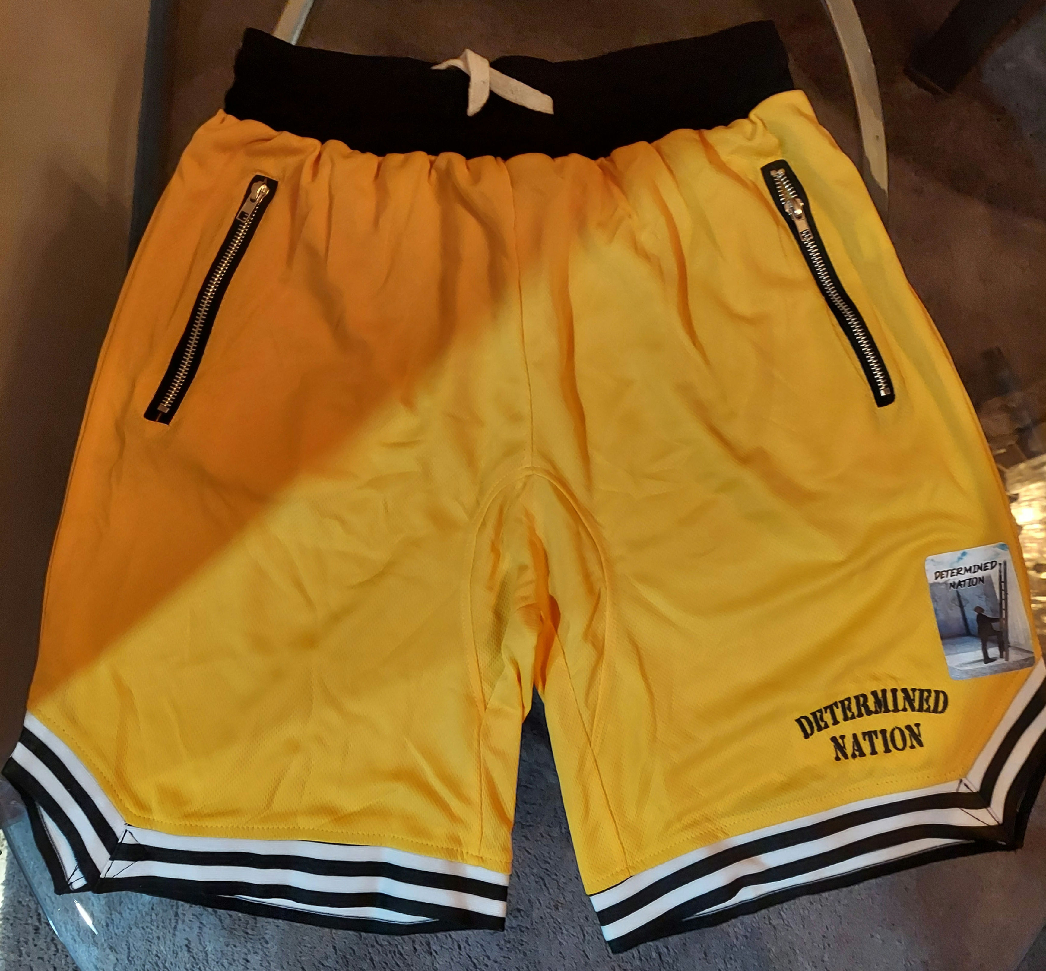 Men Basketball/ Gym shorts DETERMINED NATION style 